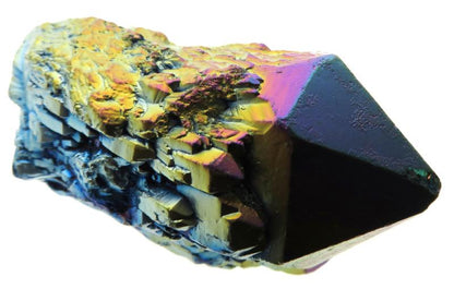 Elestial Titanium Aura Quartz Gemstone Point 10