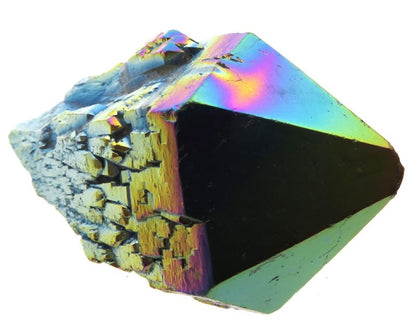 Elestial Titanium Aura Quartz Gemstone Point 11