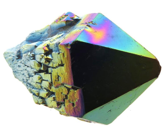 Elestial Titanium Aura Quartz Gemstone Point 11