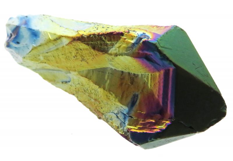 Elestial Titanium Aura Quartz Gemstone Point 12