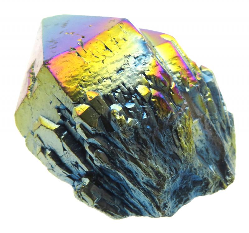 Elestial Titanium Aura Quartz Gemstone Point 15