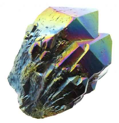 Elestial Titanium Aura Quartz Gemstone Point 15