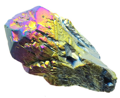 Elestial Titanium Aura Quartz Gemstone Point 17