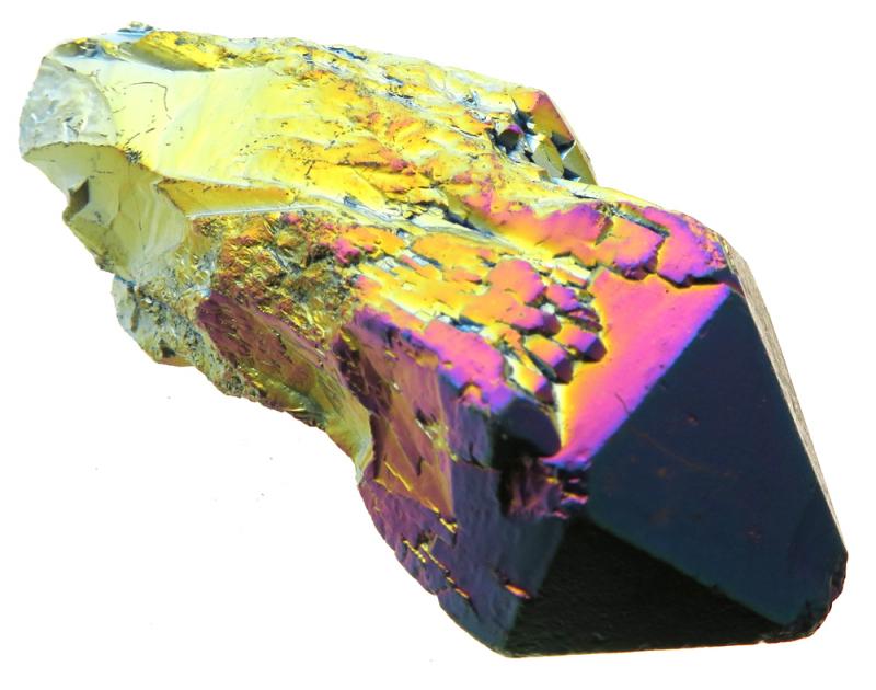 Elestial Titanium Aura Quartz Gemstone Point 21