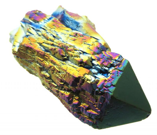 Elestial Titanium Aura Quartz Gemstone Point 22