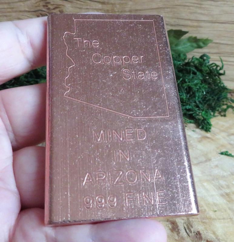 Medium Arizona Copper Ingot