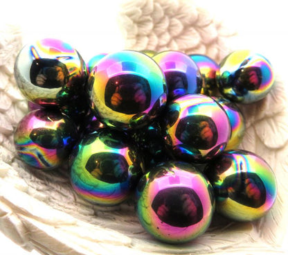 Titanium Aura Quartz Gemstone Sphere 18mm to 20mm
