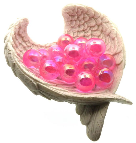 Rose Aura Quartz Gemstone Sphere 16mm to 18mm