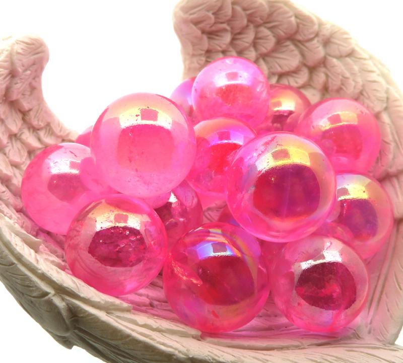 Rose Aura Quartz Gemstone Sphere 18mm to 20mm