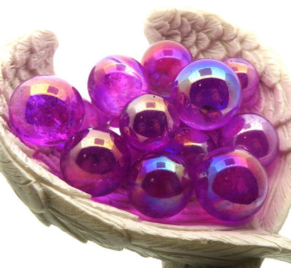 Purple Aura Quartz Gemstone Sphere 18mm to 20mm