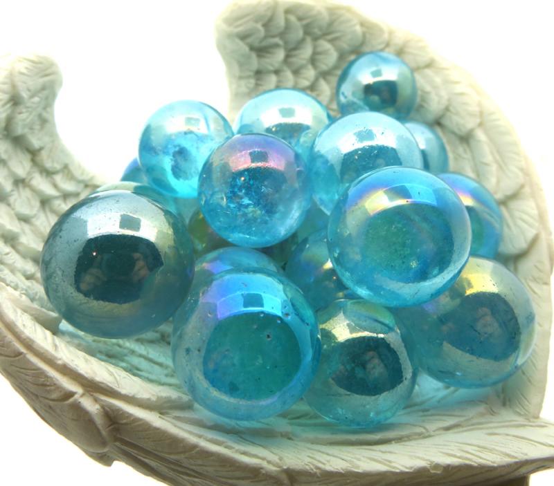 Aqua Aura Quartz Gemstone Sphere 18mm to 20mm