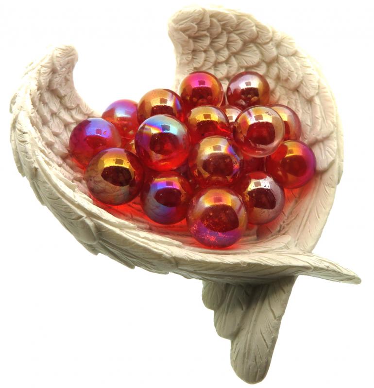 Ruby Aura Quartz Gemstone Sphere 16mm to 18mm