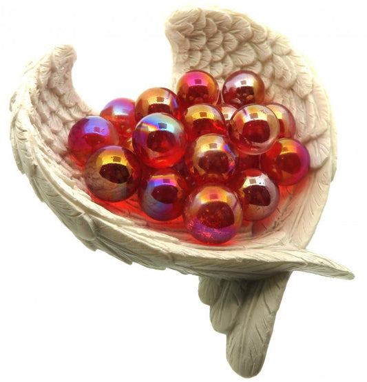 Ruby Aura Quartz Gemstone Sphere 16mm to 18mm