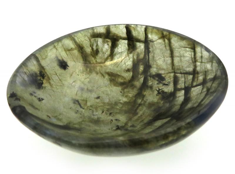 Small Labradorite Carved Gemstone Bowl 02