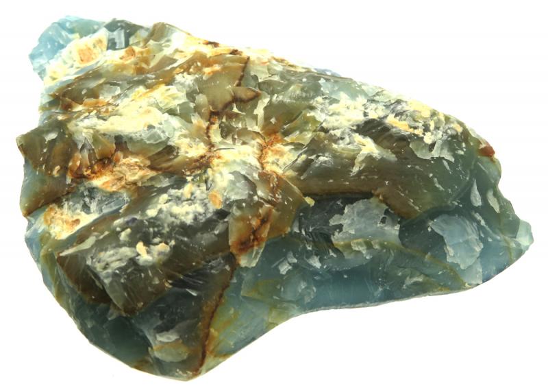 Aquatine Lemurian Calcite Gemstone Specimen 09