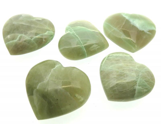 Garnierite Gemstone Carved Heart