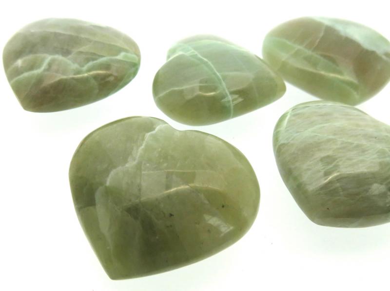 Garnierite Gemstone Carved Heart