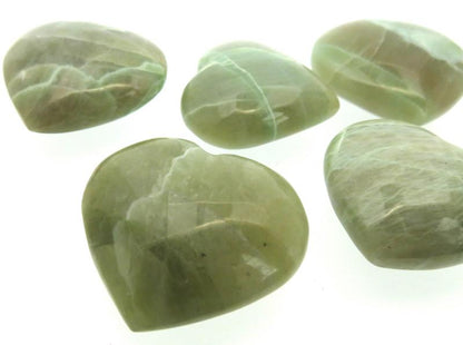 Garnierite Gemstone Carved Heart