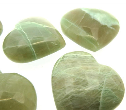 Garnierite Gemstone Carved Heart