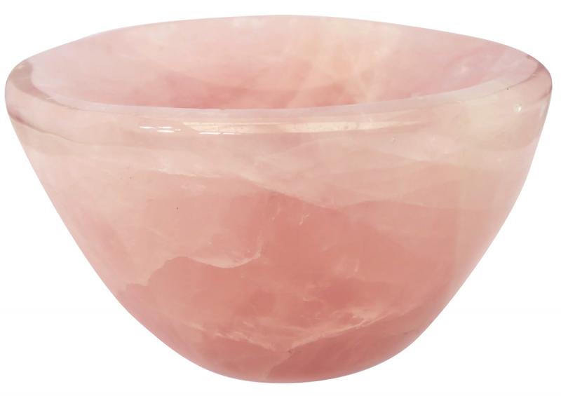 Rose Quartz Gemstone Altar Bowl 01