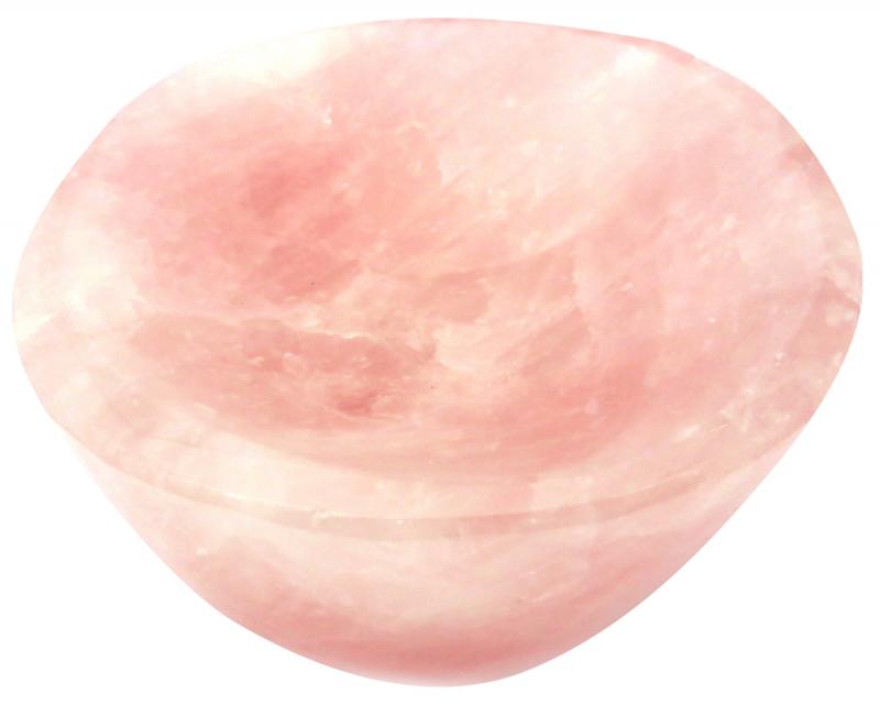 Rose Quartz Gemstone Altar Bowl 02