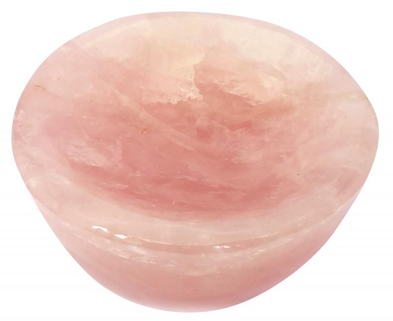 Rose Quartz Gemstone Altar Bowl 03