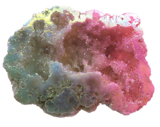 Pixie Aura Quartz Geode Half 01