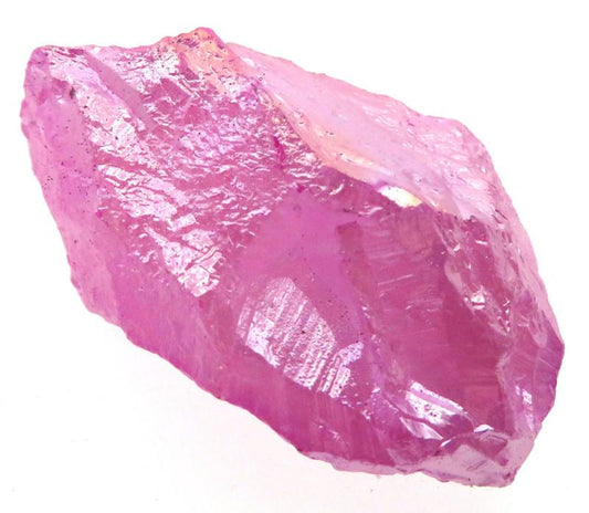 Unicorn Poop Rose Aura Quartz Point 03