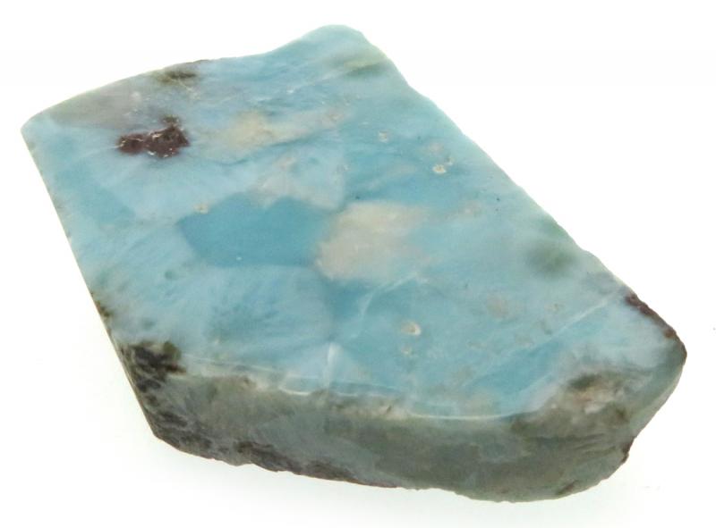 Larimar Gemstone Sliced Specimen 02
