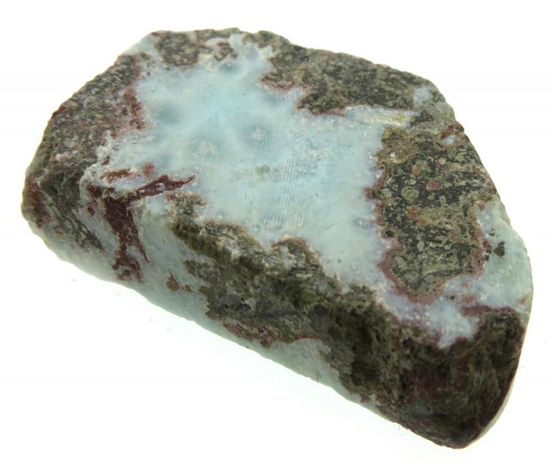 Larimar Gemstone Sliced Specimen 02