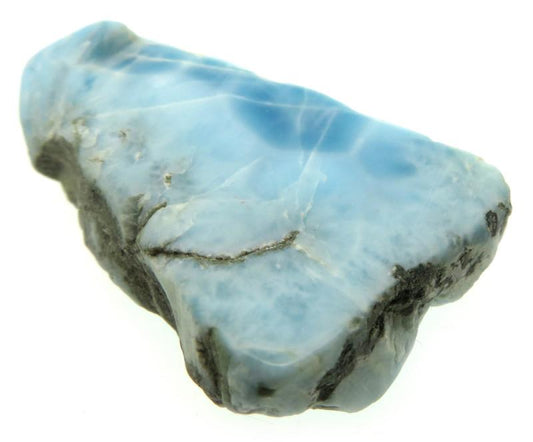 Larimar Gemstone Sliced Specimen 05