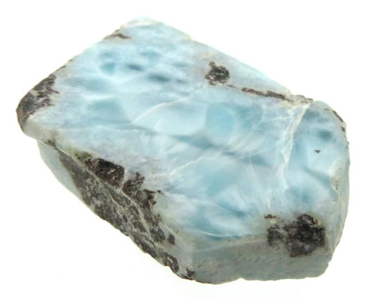 Larimar Gemstone Sliced Specimen 07