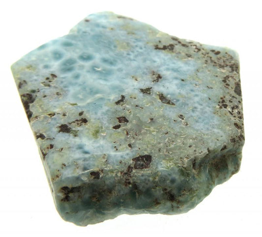 Larimar Gemstone Sliced Specimen 09