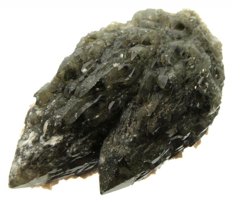 Morion Elestial Smoky Quartz Gemstone Specimen 03