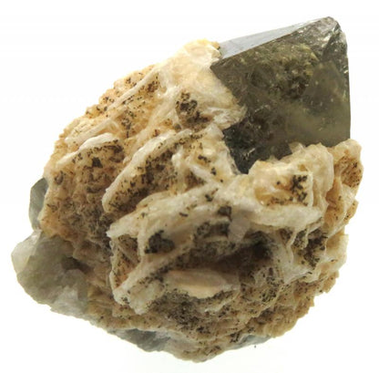 Morion Elestial Smoky Quartz Gemstone Specimen 04