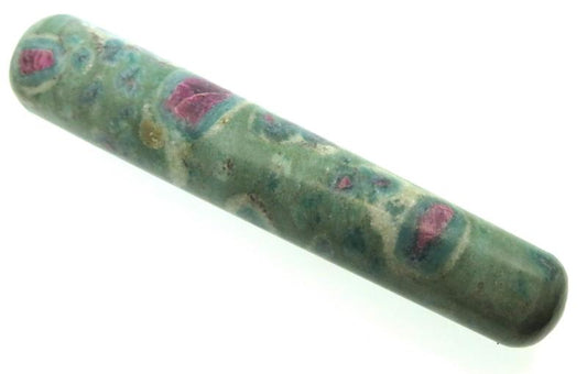 Large Ruby in Fuchsite Massage Wand 01