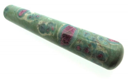 Large Ruby in Fuchsite Massage Wand 01