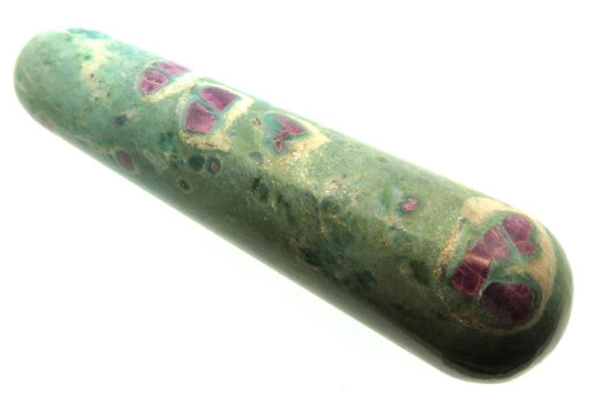 Large Ruby in Fuchsite Massage Wand 02