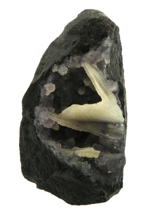 Amethyst and Calcite Specimen 02