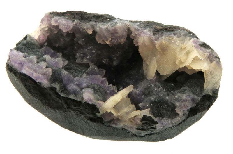 Amethyst and Calcite Specimen 13