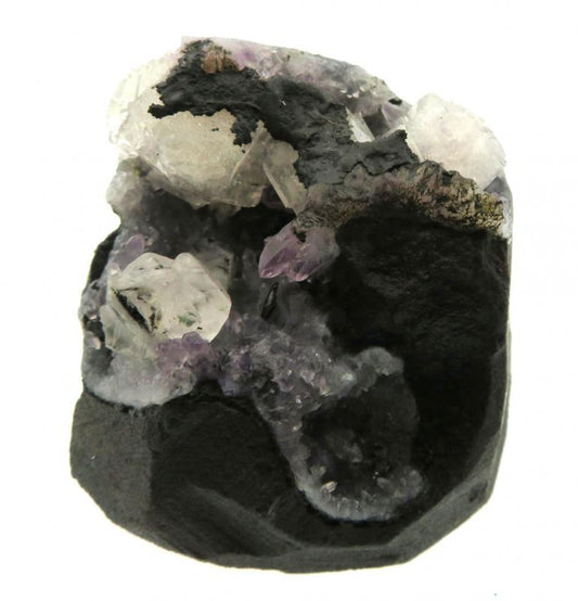 Amethyst and Calcite Specimen 17