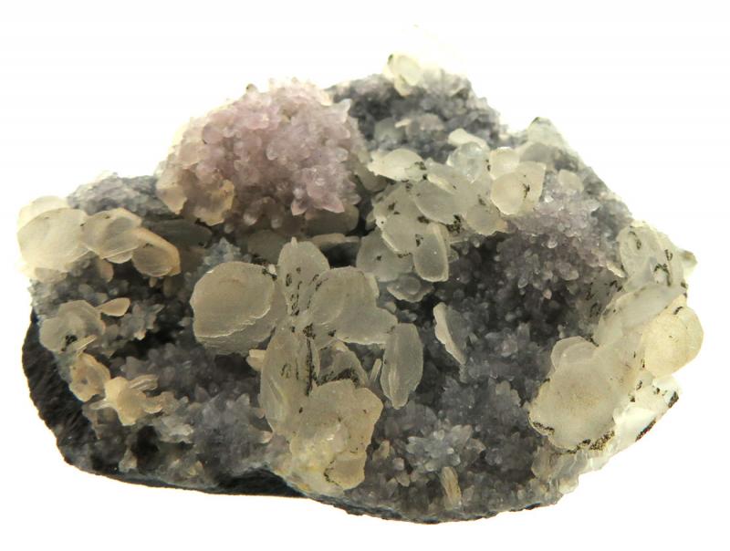 Amethyst and Calcite Specimen 21