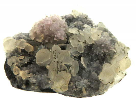 Amethyst and Calcite Specimen 21