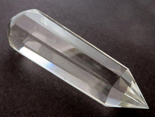 Chunky 75mm Long Clear Quartz Gemstone Massage Wand
