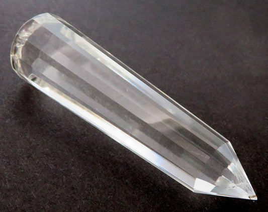 75mm Long Clear Quartz Gemstone Massage Wand