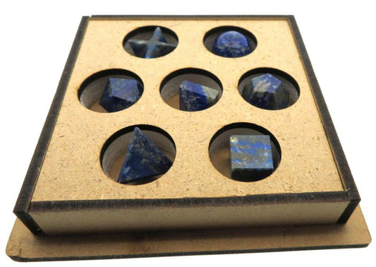 Lapis Lazuli Gemstone Sacred Geometric Set