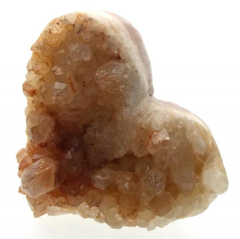 Natural Quartz Gemstone Cluster Heart Specimen 10