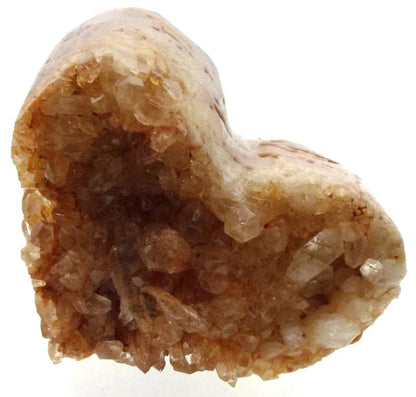 Natural Quartz Gemstone Cluster Heart Specimen 11