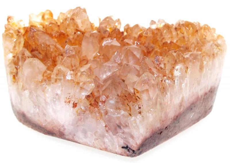 Natural Quartz Gemstone Cluster Heart Specimen 12