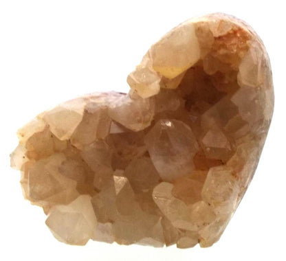 Natural Quartz Gemstone Cluster Heart Specimen 13